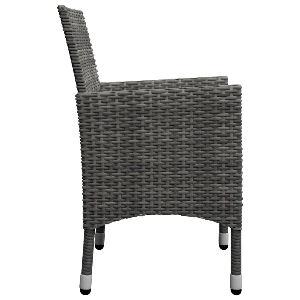 Ensemble mobilier de jardin gris durable et résistant pour votre extérieur - 5
