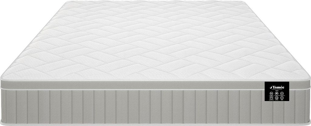 Matratze 140 x 190 cm Schaum und Memory-Gel 7 Zonen 22 cm Höhe - SOMIRA von YSMÉE