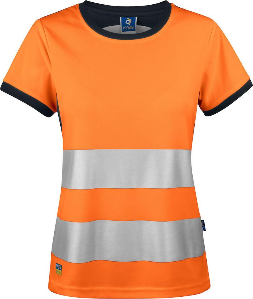 Projob 6012 DAMEN T-SHIRT EN ISO 20471 KLASSE 2 Produktbild 