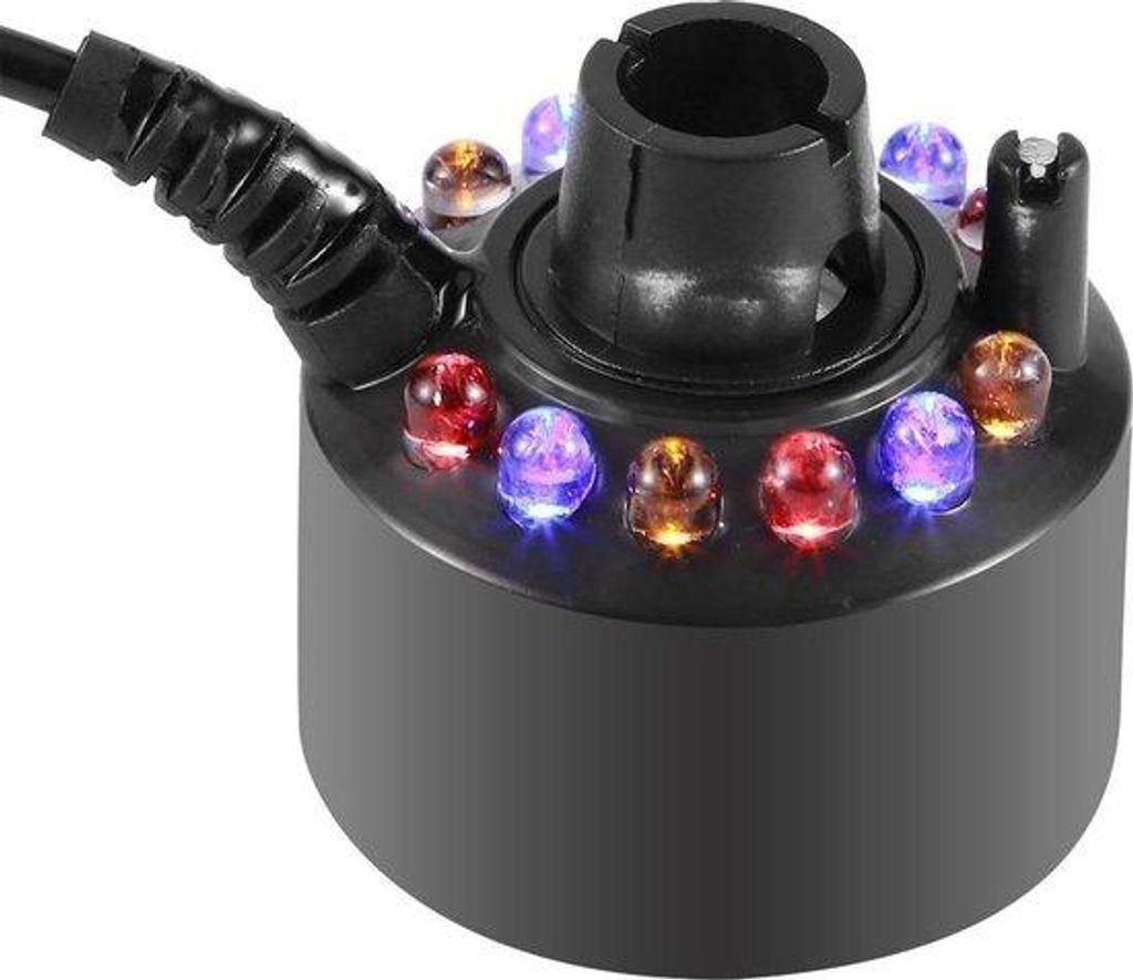 Kamer- en kantoorrookmachine met luchtbevochtiger, ledlampen, vijver verstuiver, EU-stekker.