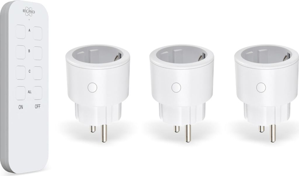 Smarte Funksteckdose innen - 3er Set 230V Zwischenstecker Produktbild 