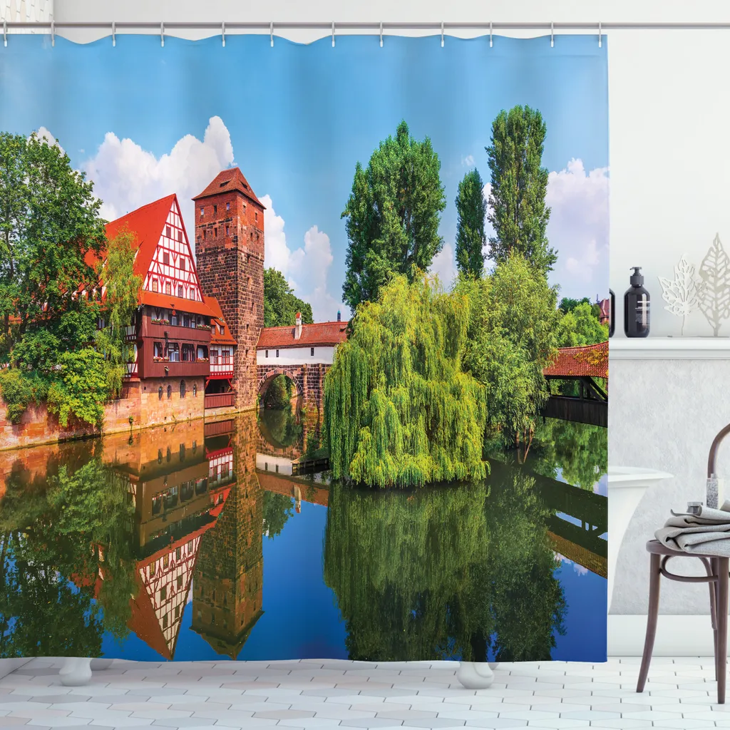 Tenda Doccia Summer View Città Tedesca ABAKUHAUS 175x180 cm