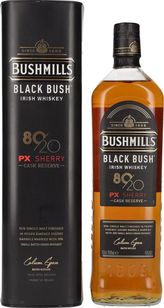 Bushmills Black Bush 80/20 PX Sherry Cask Reserve + Box Produktbild 