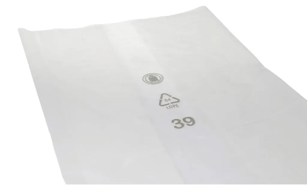 Sac Poubelle DEISS PREMIUM 240L Transparent T150 Soufflets - Lot de 100
