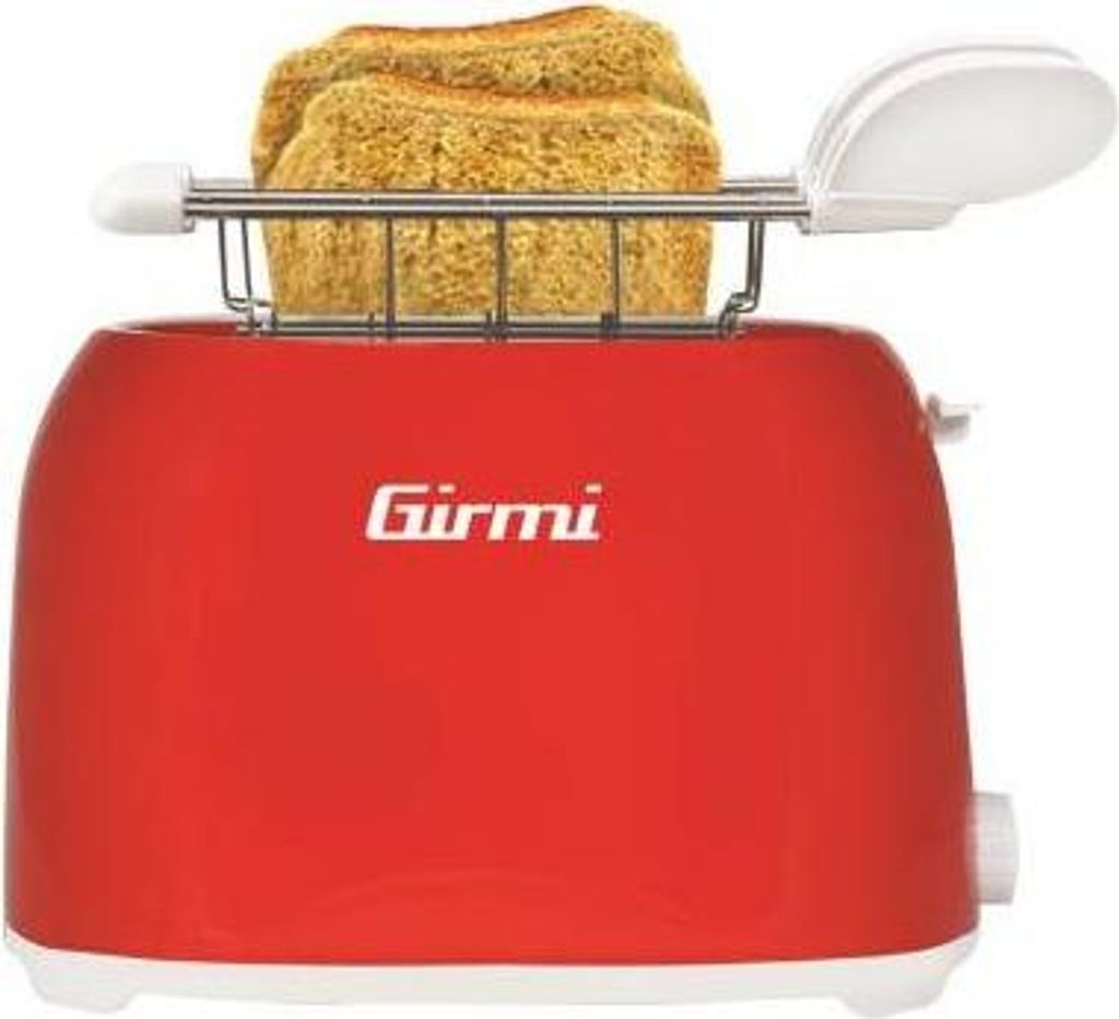 Girmi TP10 Toaster, 2 Scheiben, 750 W, rot