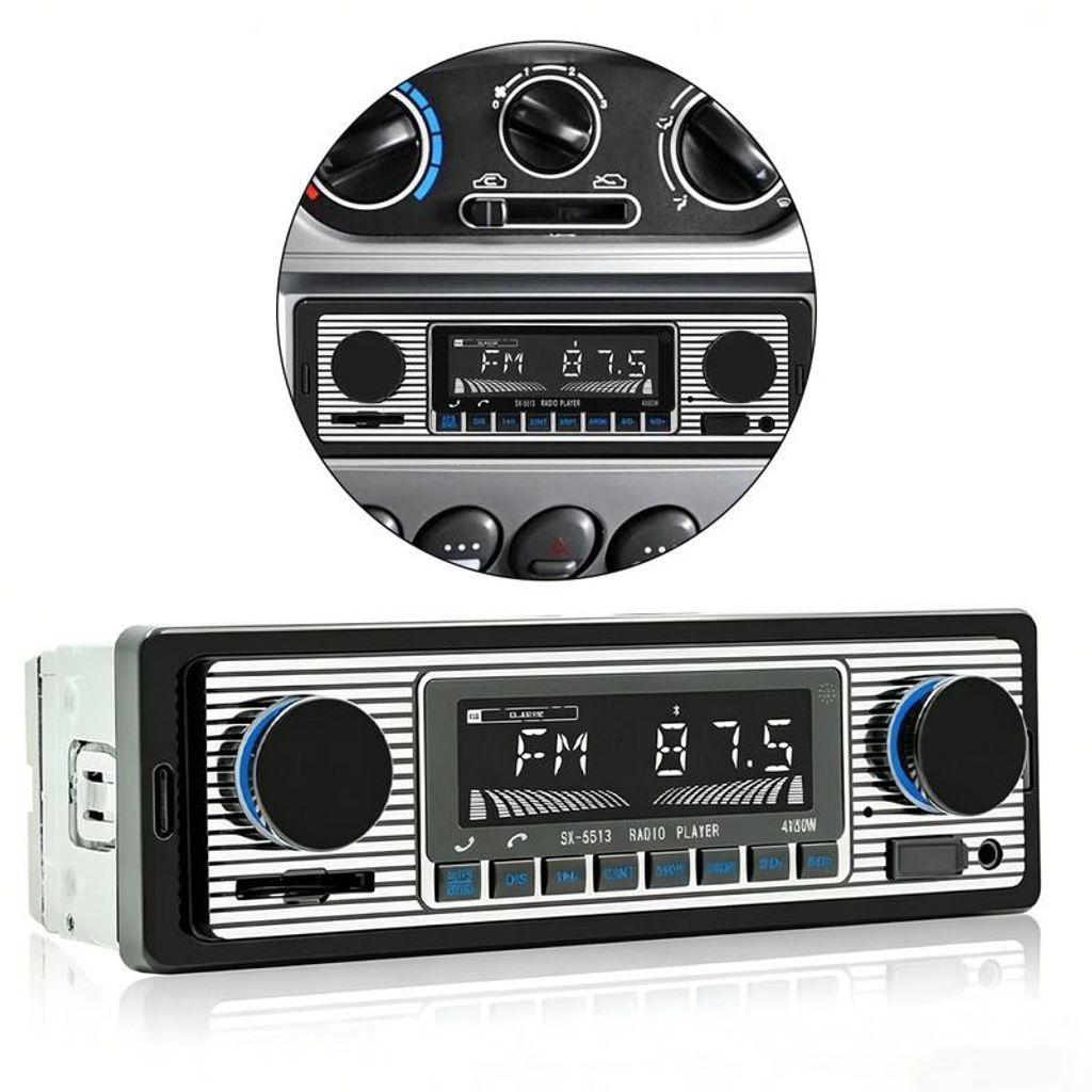 Auto MP3 Autoradio 12V Bluetooth Freisprecheinrichtung USB Produktbild 