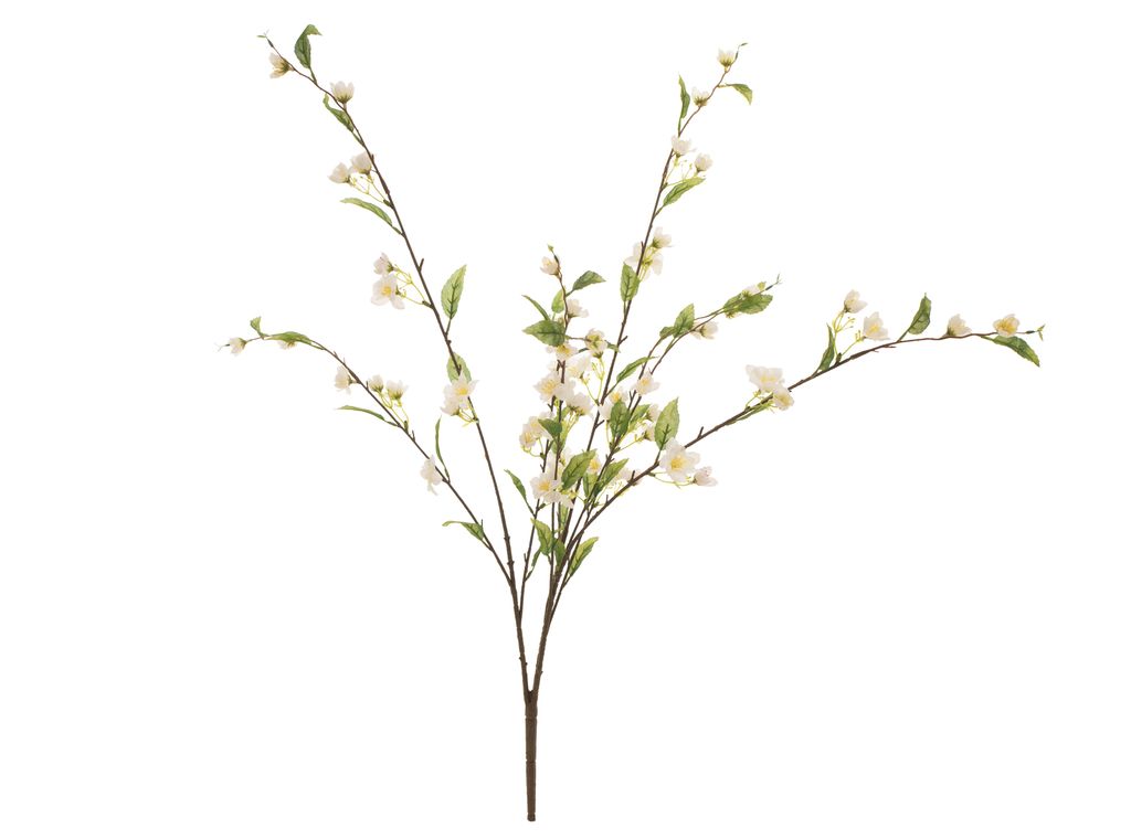 EUROPALMS Kirschzweig, künstlich, weiß, 60cm (82530565)
