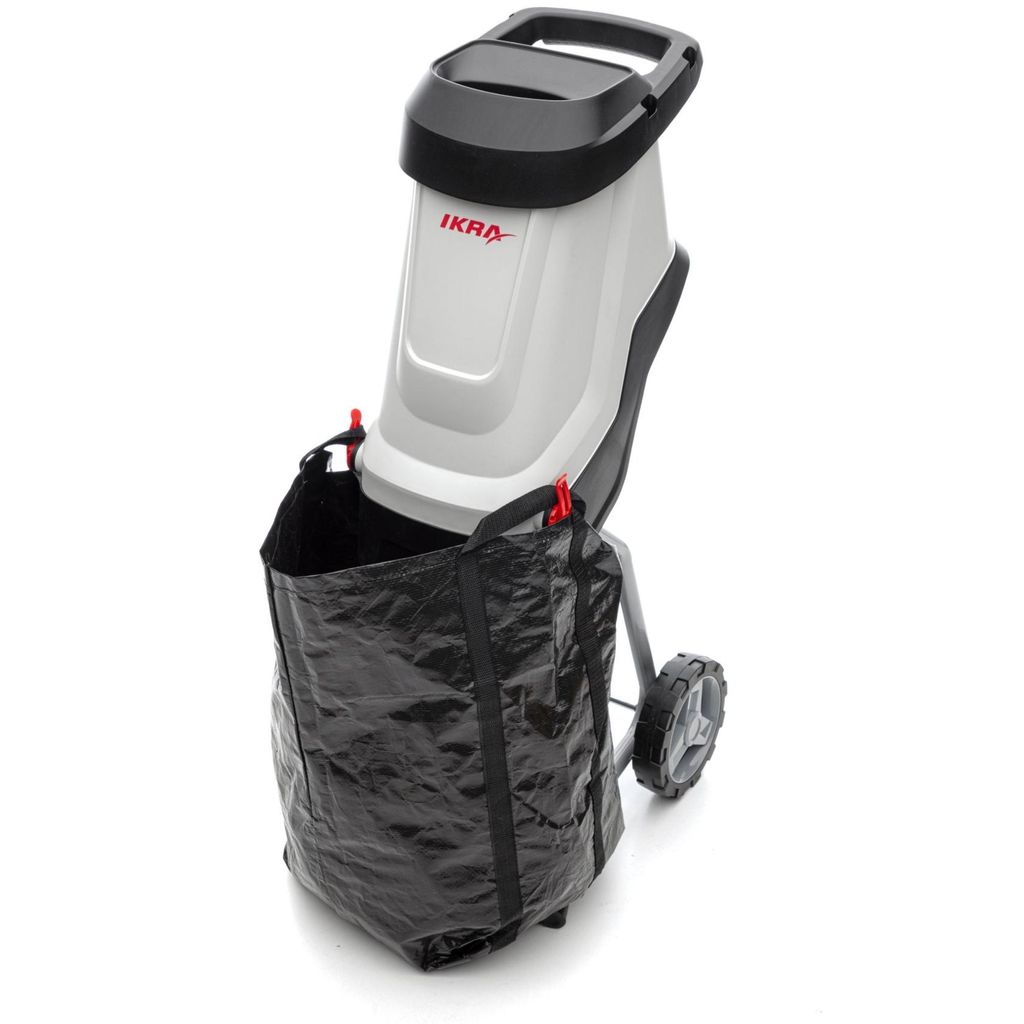 IKRA Elektro Messerhäcksler IMH 2800 inkl. Fangsack 45l & Wendemesser, 2.800 W