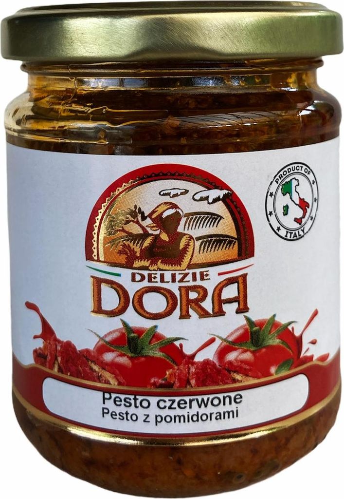Italienisches Rotes Pesto Mit Tomaten 180 G Dora