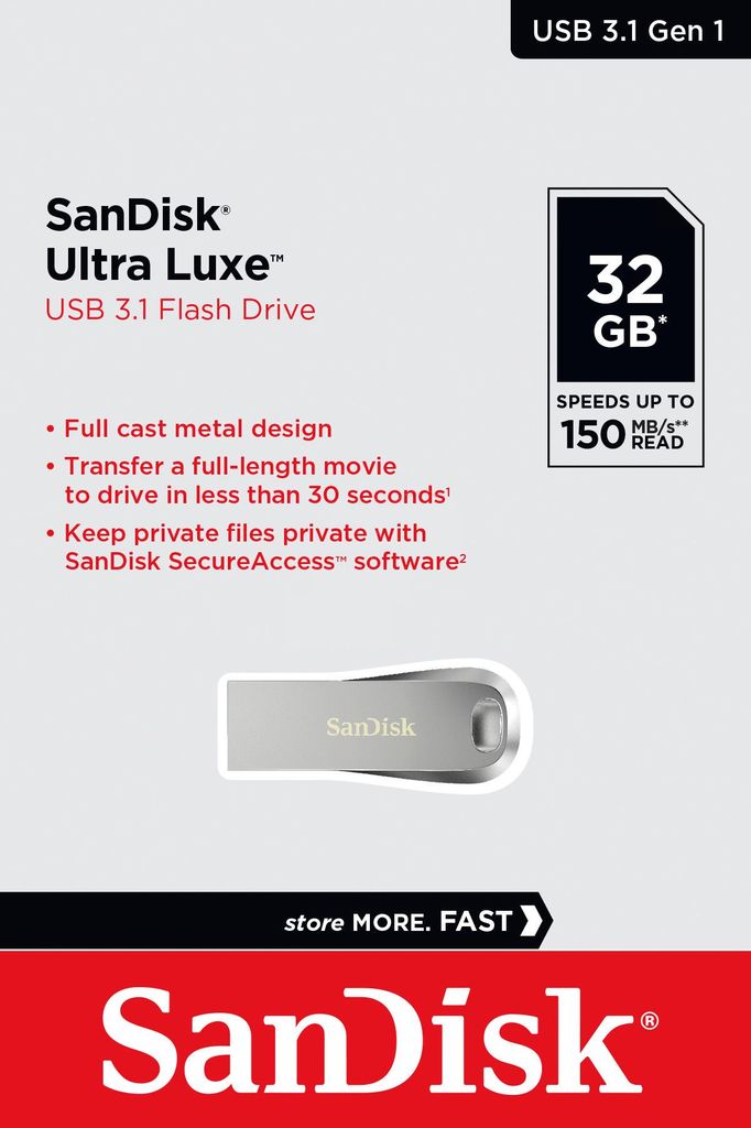 SanDisk 00183579, 32 GB, USB Typ-A, 3.2 Gen 1 (3.1 Gen 1), Obrázek produktu 