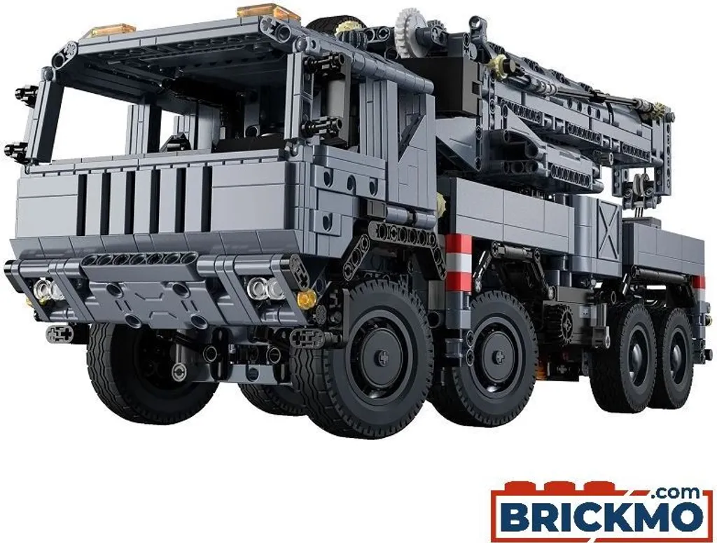 Camion-grue militaire technique CaDA C61507W : Jeu de construction pro - 6