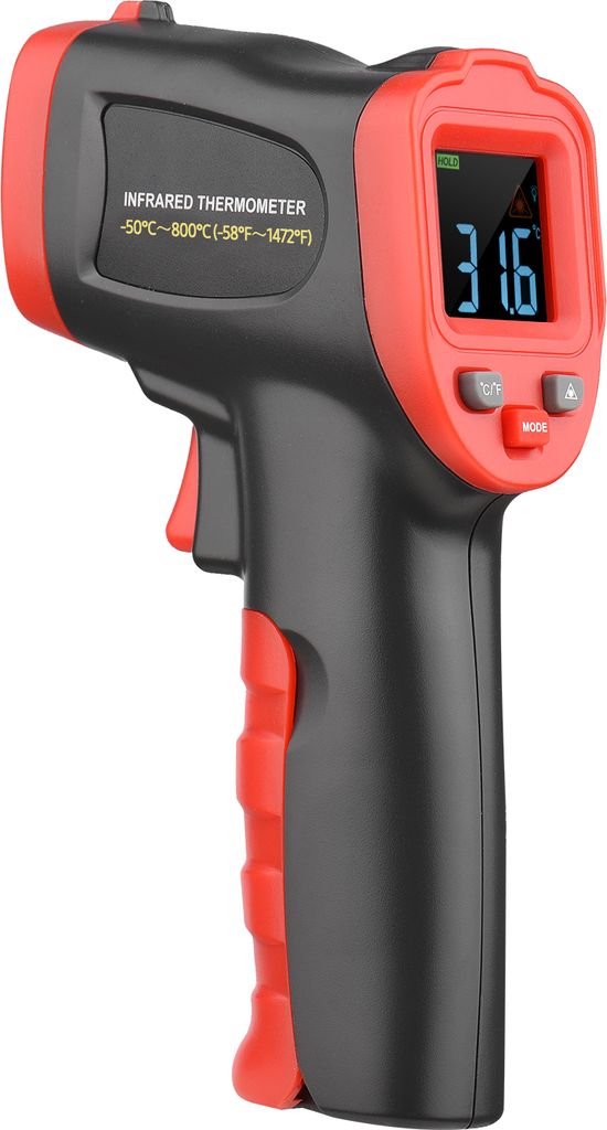 -50¡æ800¡æ /-58šH1472šH Buntes Bildschirm-Infrarot-Thermometer IR-Laser-Thermometer Handberuehrungsloser digitaler Temperaturtester Pyrometer...