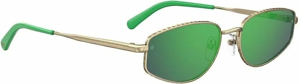 Offerta Chiara Ferragni CF 7025/S Occhiali da Sole Oro/Verde 56mm - 3