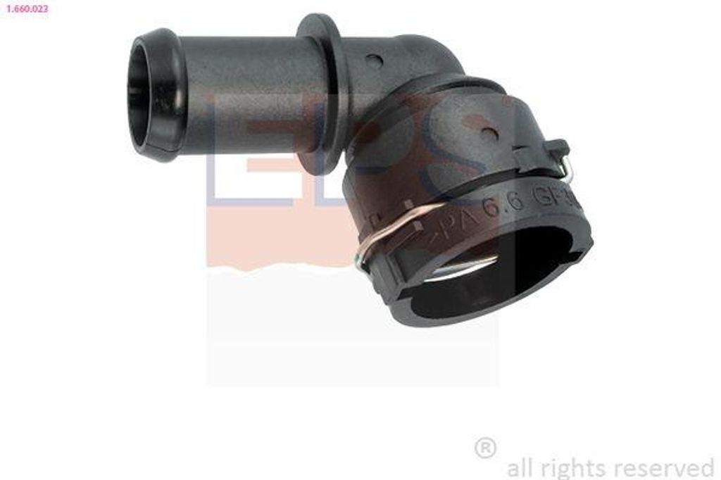 EPS 1.660.023 Kühlmittelflansch für VW Golf VII Schrägheck (5G1, BQ1, BE1, BE2) Wasserflansch