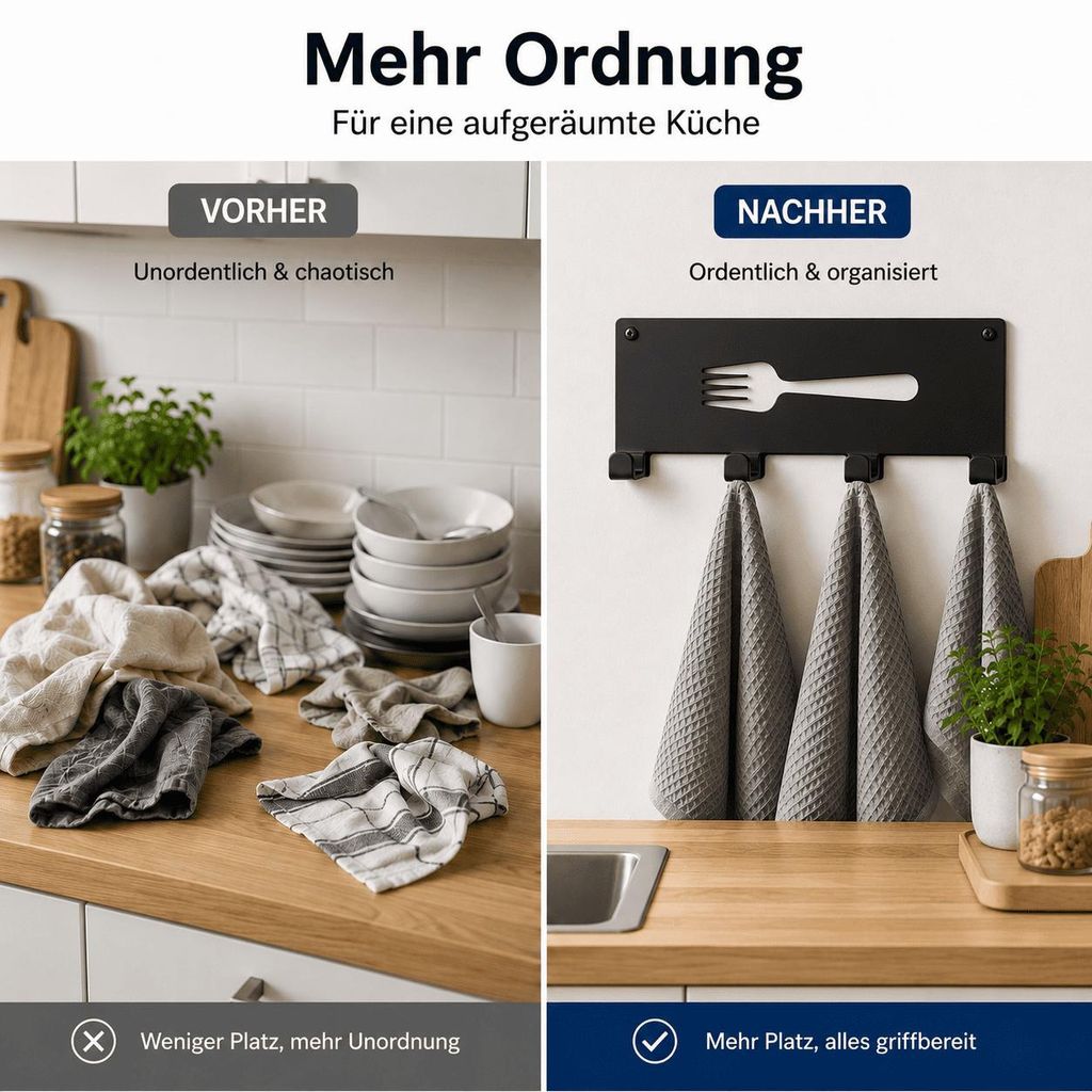 Handtuchhaken Küche Wandhaken Haken Hakenleiste