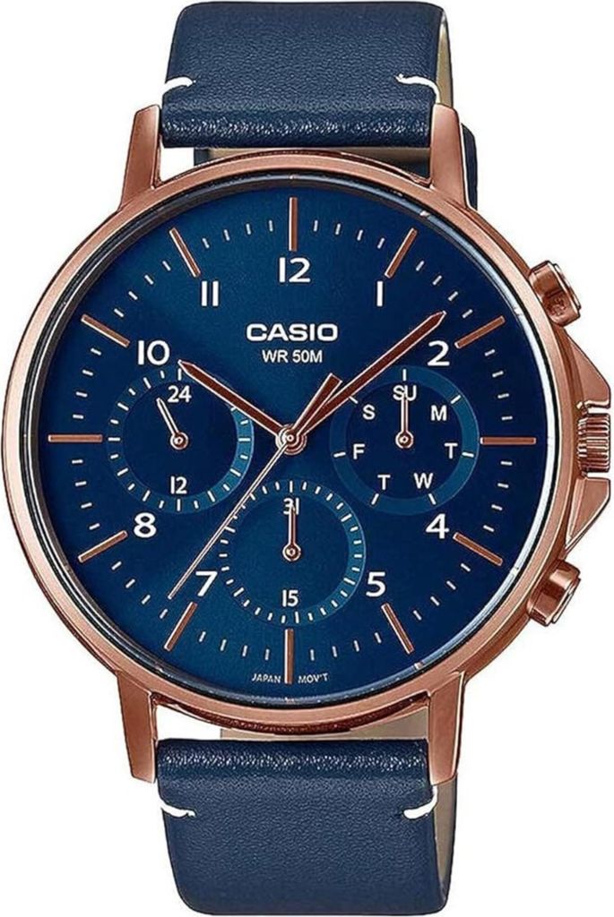 CASIO MTP-E321RL-2A (zd190a) Herrenuhr + Box