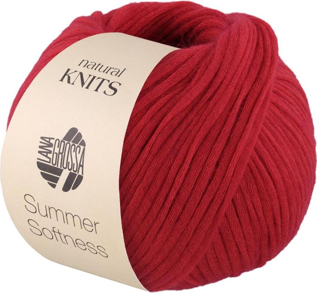 Lana Grossa - Summer Softness 0007 rot Produktbild 