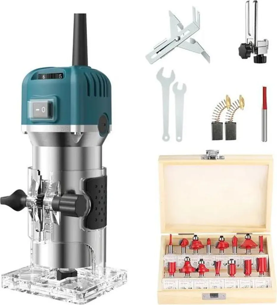 Router Legno Elettrico 30000 RPM | Design Ergonomico e 6 Marce
