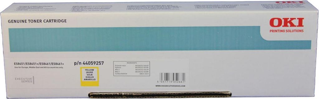 OKI - Gelb - Original - Tonerpatrone - für ES 8451, 8461 (44059257)