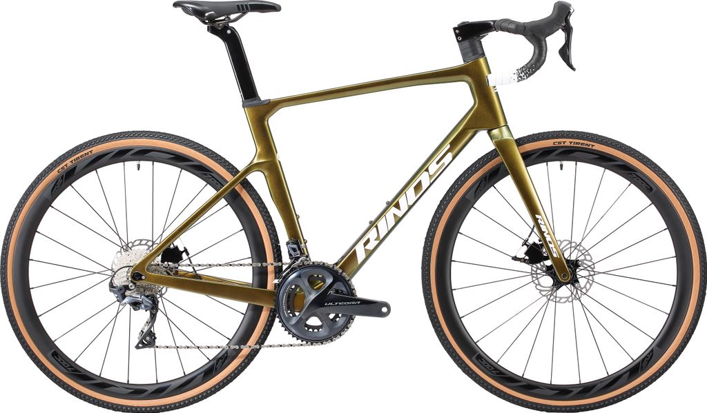 RINOS Carbon Gravel Bike Sandman5.0 Shimano R8000 Ultegra Gold 56 cm