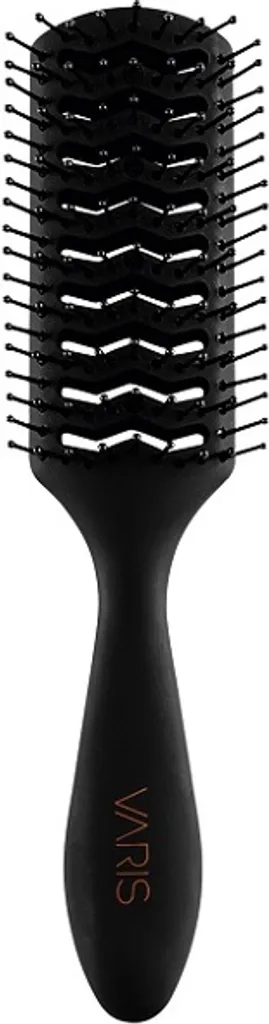Brosse à évent VARIS avec picots antistatiques pour cheveux brillants