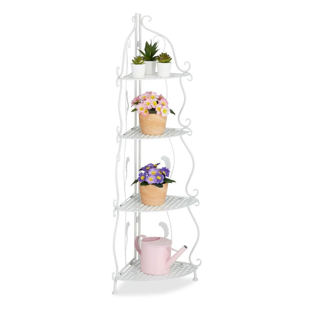 Etagère d'angle élégante 103 cm, support pour fleurs Image du produit 