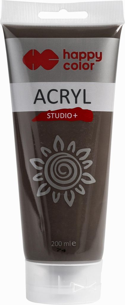 Studio Happy Color Acrylfarbe 200ml gebrannter Umbra