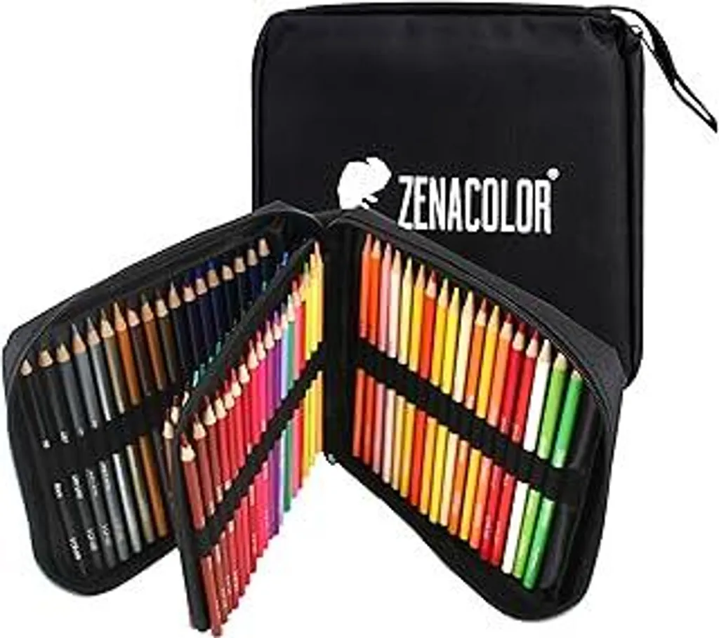 Set 72 Matite Colorate Zenacolor Professionali per Mandala e Disegno