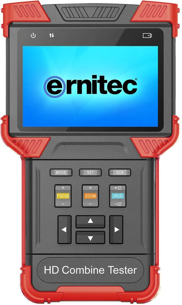 Ernitec 0070-24104-TESTER Testeur de Câble Réseau RJ45 Noir et Orange