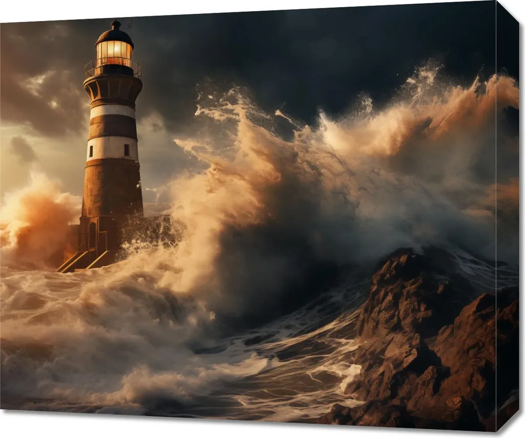 Décoration Murale Odyssée Imprudente - Image sur Toile Luxe 60x50 cm