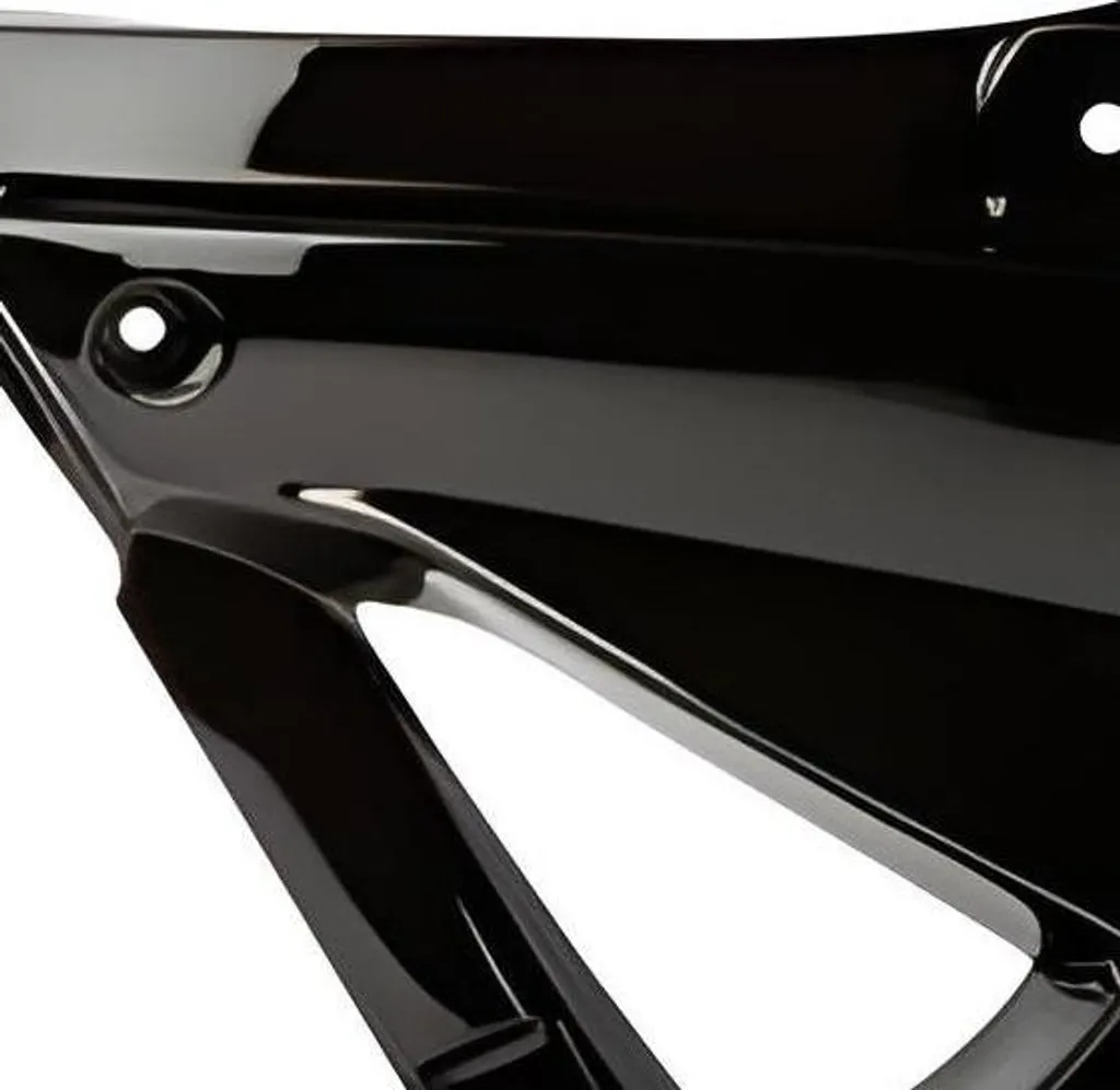 Cache moteur Str8 noir pour MBK Nitro et Yamaha Aerox jusqu'à 2013