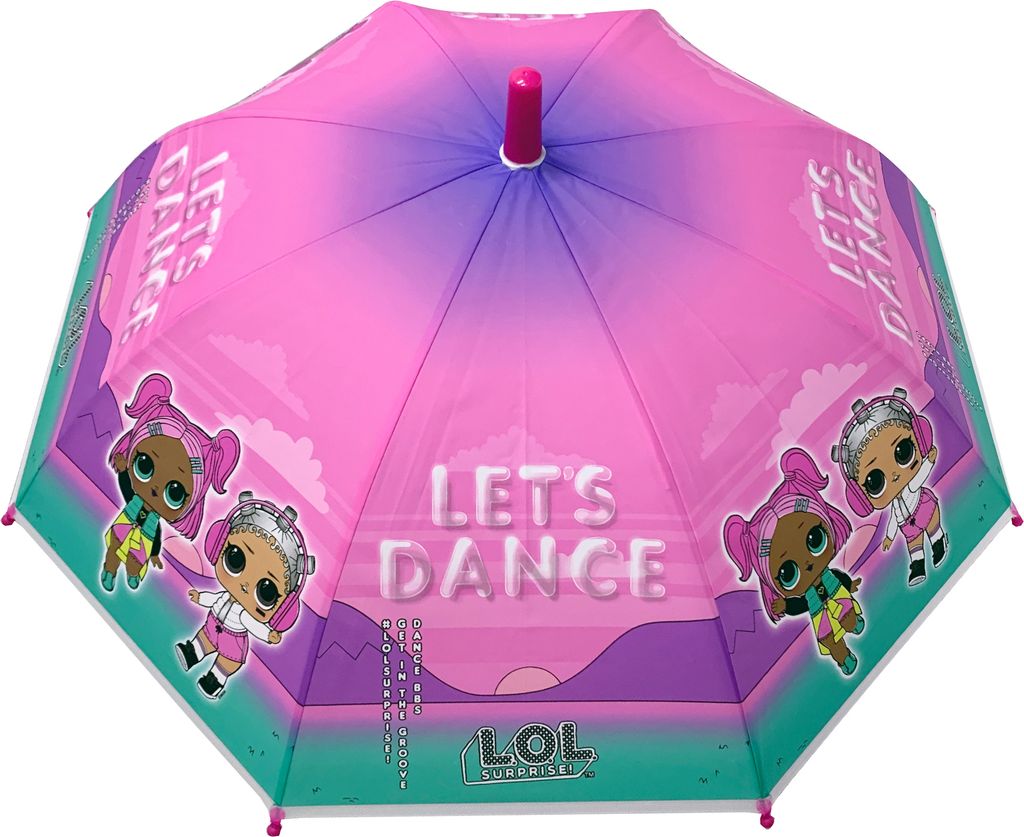 L.O.L. Surprise! Kinder Mädchen Stock-Schirm Regenschirm Kuppelschirm