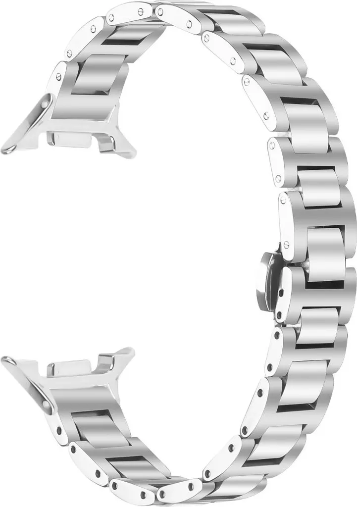 Cinturino Metallo Watch 8 Classic Argento - Look Premium Acciaio