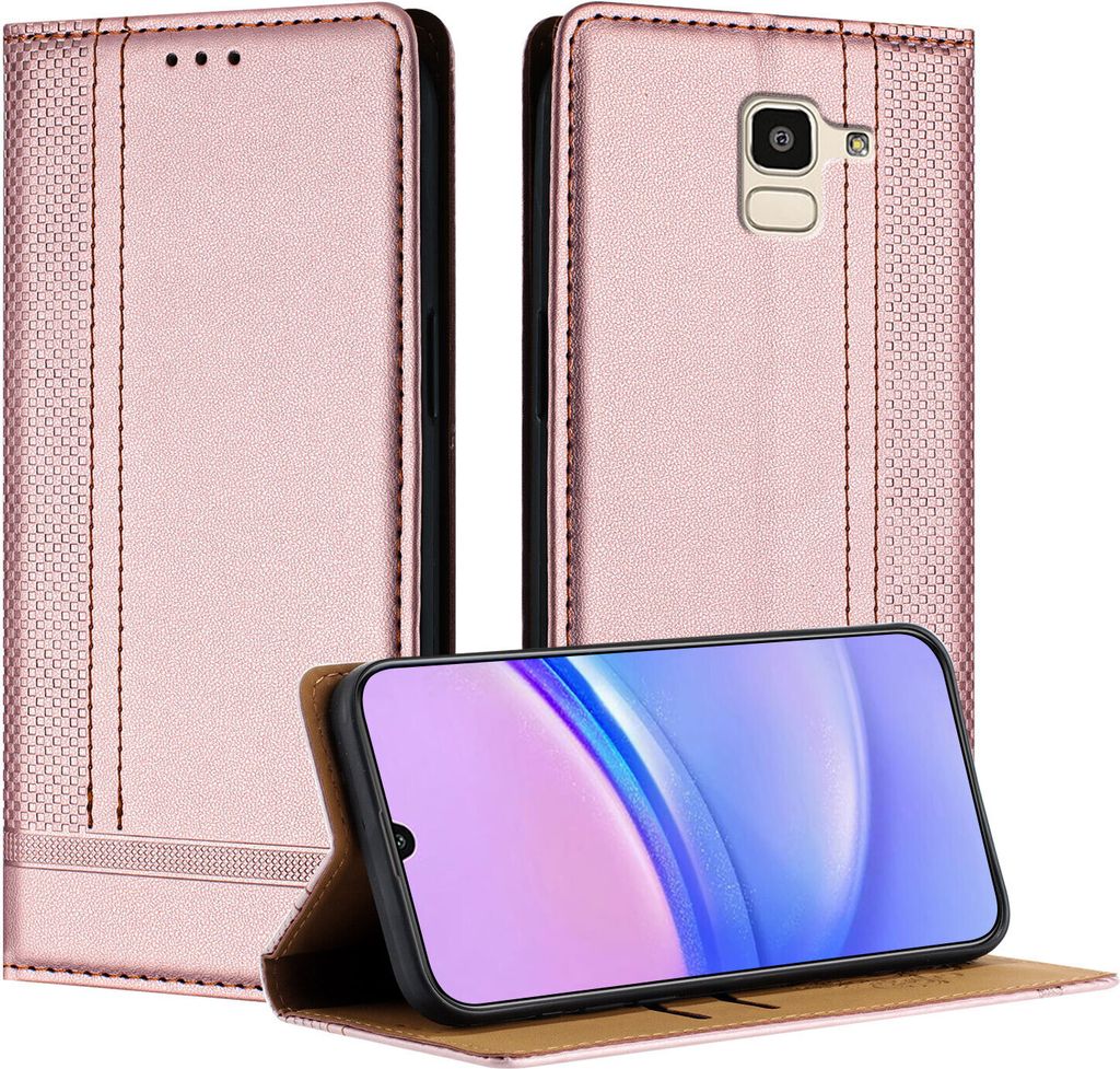 Handyhülle für Samsung Galaxy J6 2018 Leder Flip Klappbare Produktbild 