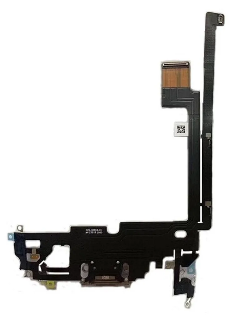 Connecteur de charge iPhone 12 Pro Max - Port Lightning Noir de Qualité