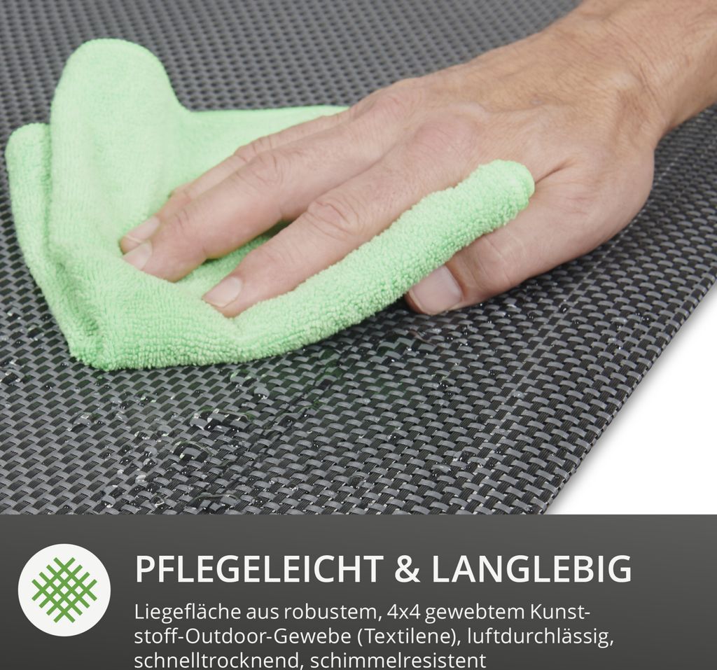 Leco Luxus Doppelliege Dach Kissen 2x2m Garten Liege Produktbild 8