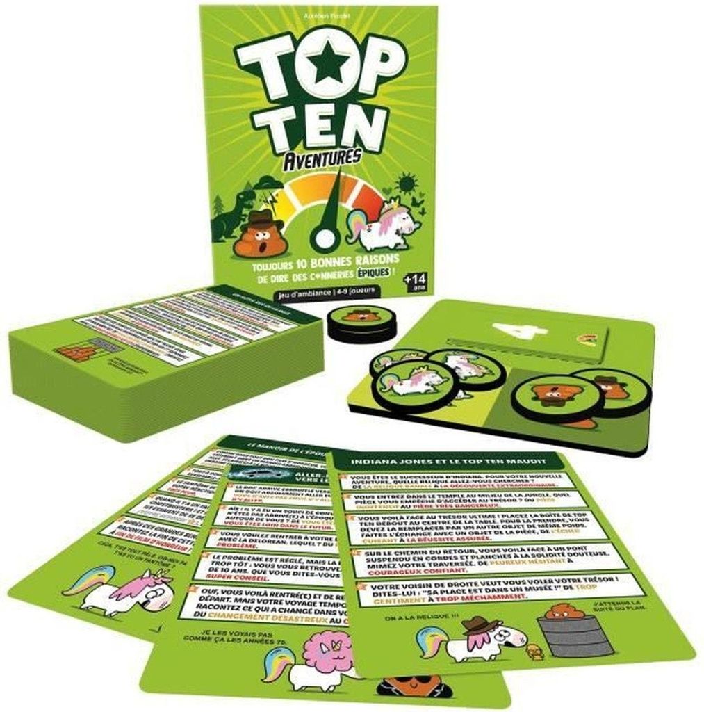 Tischspiel Asmodee Top Ten Adventures