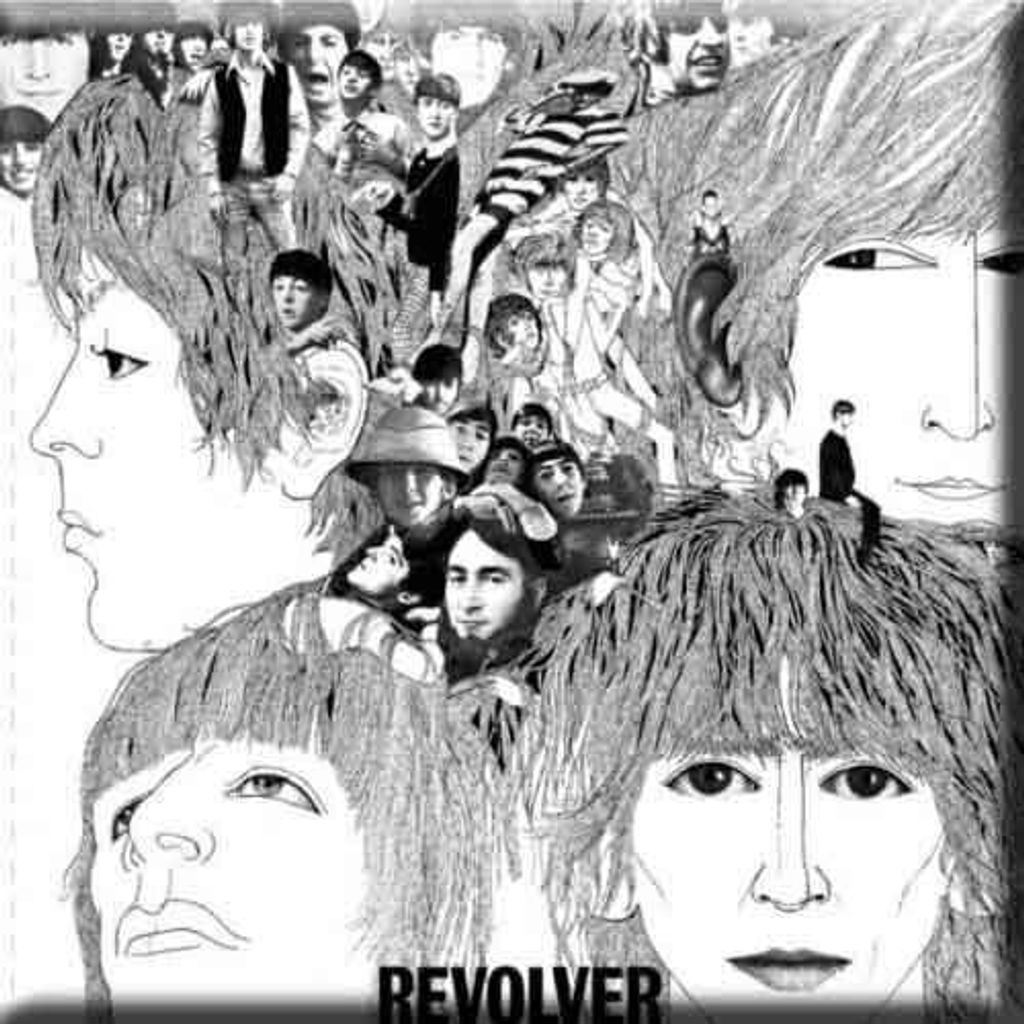 Die Beatles - Revolver Kühlschrank Magnet Produktbild 