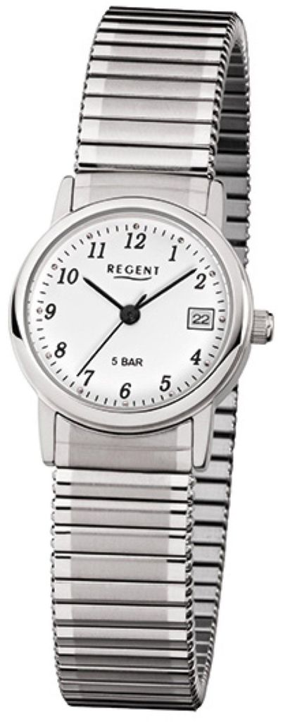 Regent F-888 Damen-Armbanduhr, Edelstahl-Gehäuse, Produktbild 