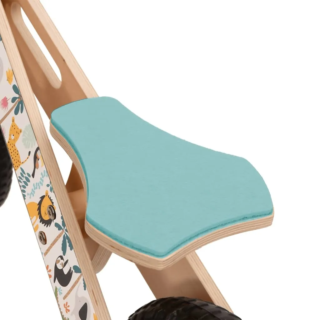 Vélo d'exercice enfant bleu imprimé ergonomique et selle ajustable