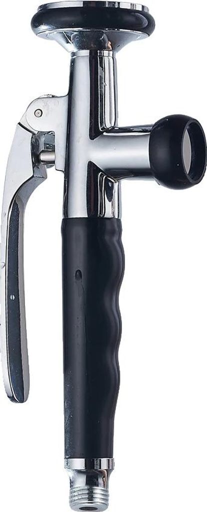 Handbrauseauslauf, Ergonomischer Griff, Mehrfachmodus-Sprüh, Silber