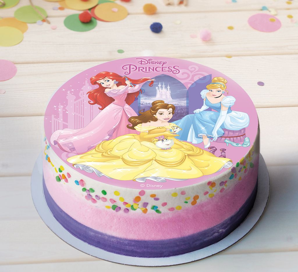Disney  Princess Prinzessinnen Tortenaufleger 20cm Ø Produktbild 3