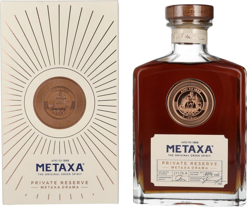 Metaxa Private Reserve + Box 700ml 40% Vol. Produktbild 