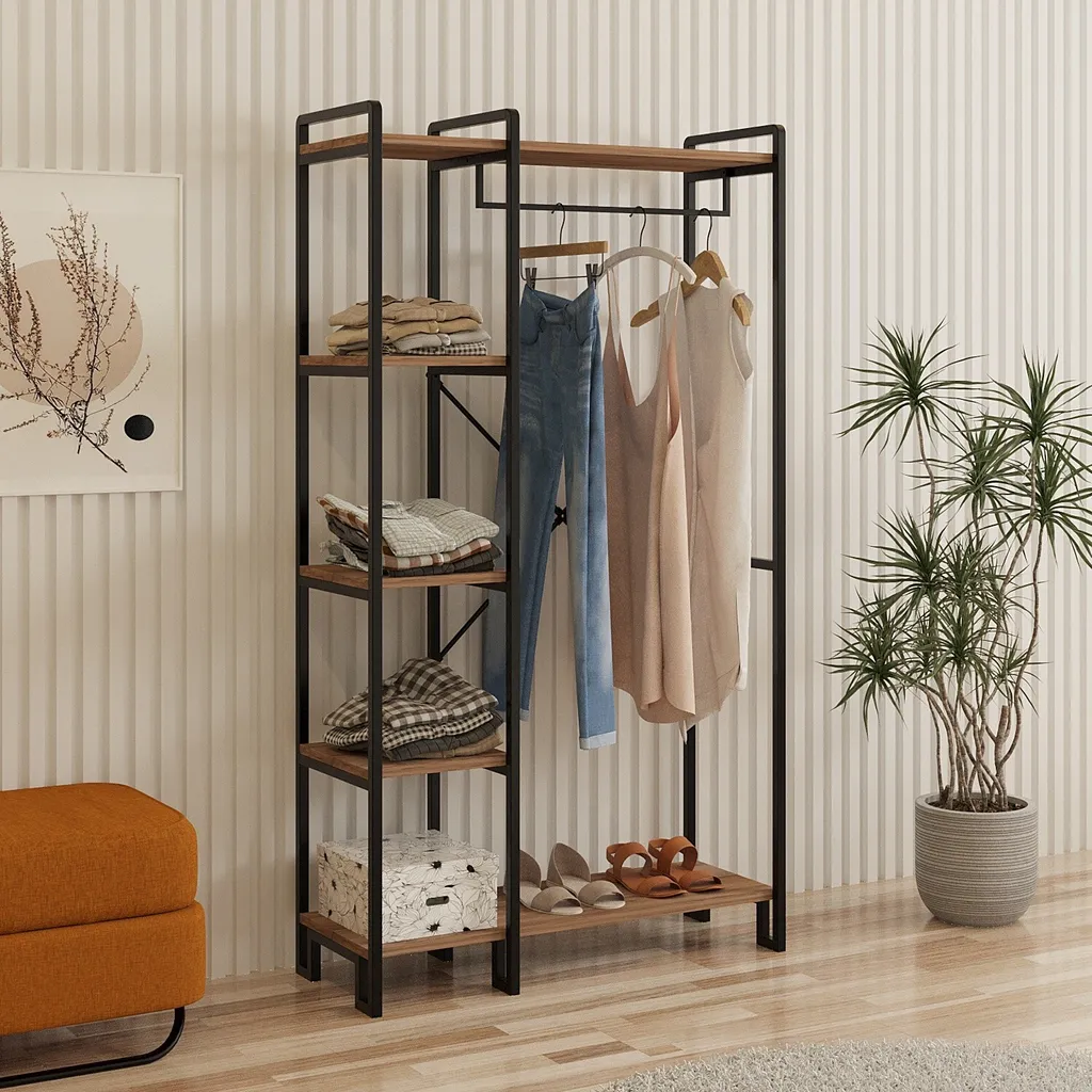 Meuble de Rangement Stable et Durable en Pin Atlantique Rex 90x163cm