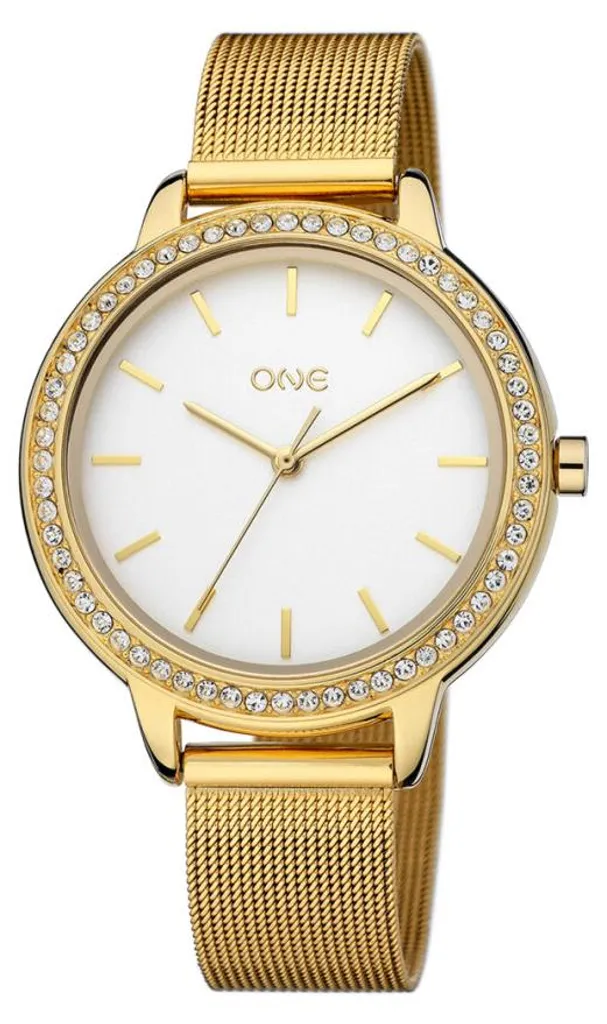 Montre étanche Ol9838Sg52L en acier inoxydable et verre minéral renforcé