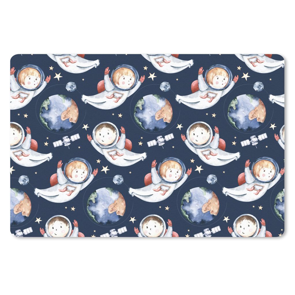 MuchoWow Mauspad Mousepad Muster - Kinder - Planeten - Jungen - Kinder - Mädchen - Kinder 27x18 cm - Mousepads - Maus Mat - Pad - Mausunterlage ...