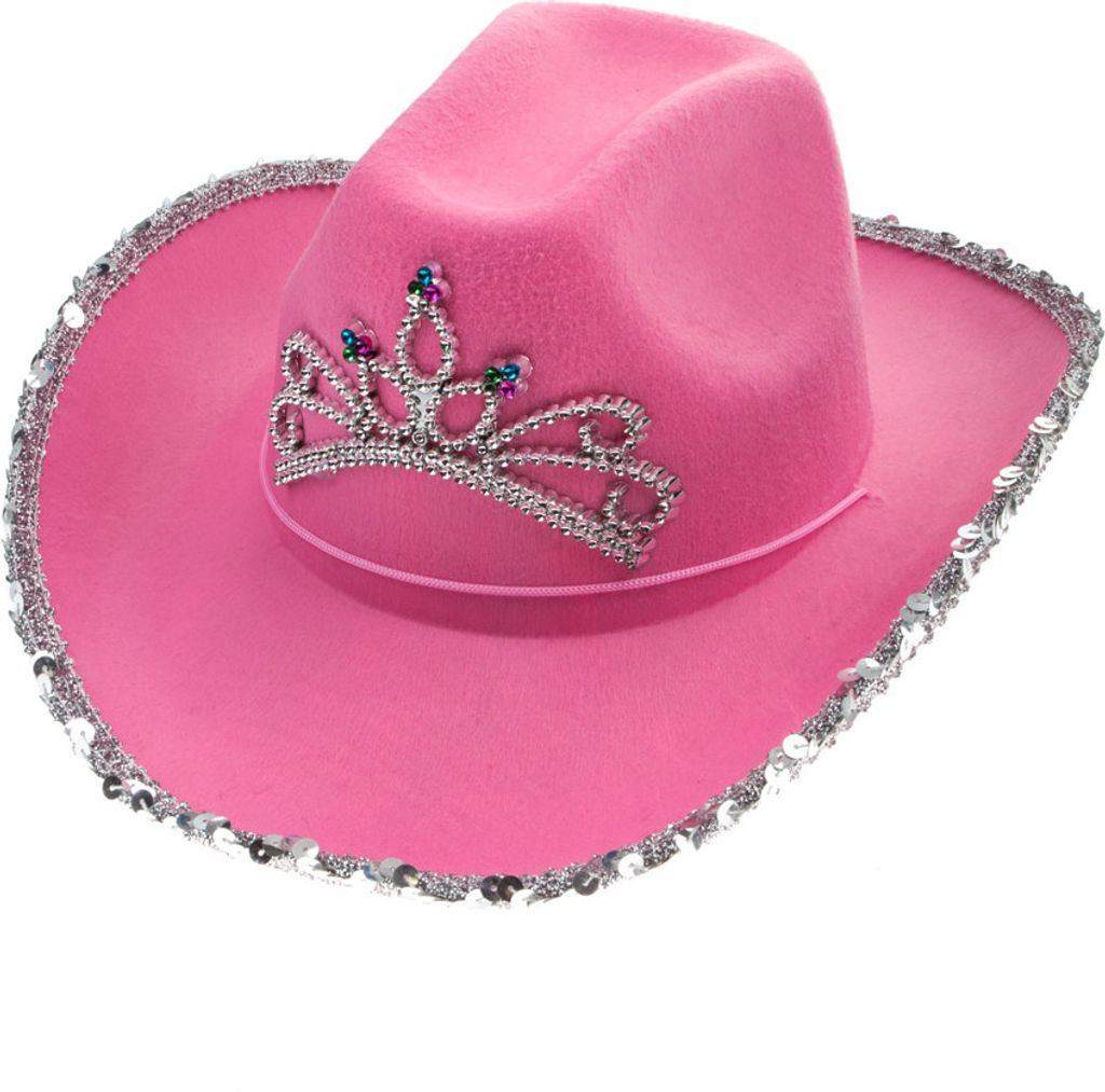Boland 04104 - Kinderhut Glimmer, rosa, mit Diadem, Produktbild 7