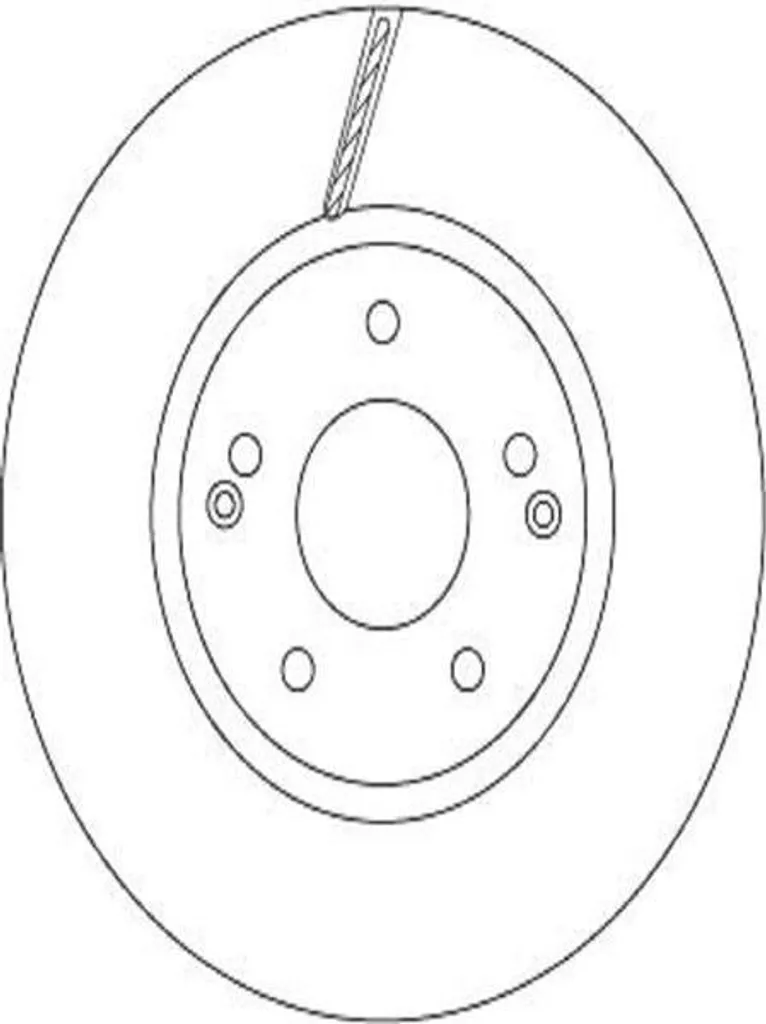 2x Disque de frein TRW DF6804 pour Ssangyong Korando et Actyon Sports
