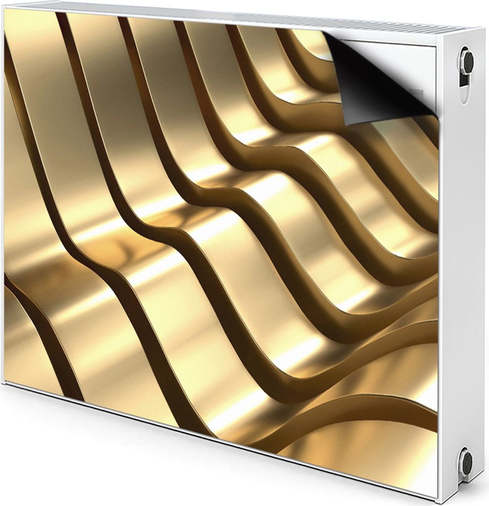 Magnet Heizkörperabdeckung Heizkörperverkleidung Verkleidung Abdeckung 110x60 cm - Goldene Elemente