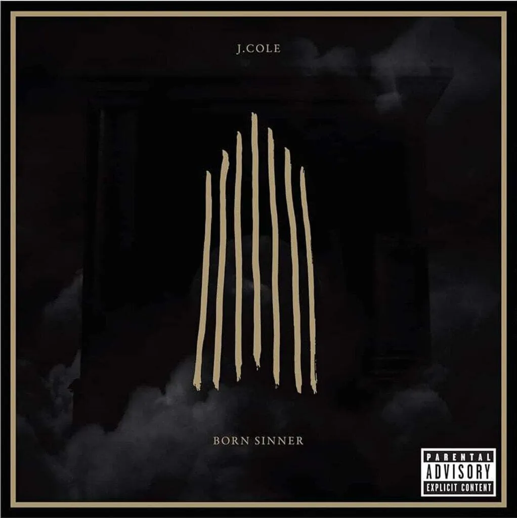 Vinyle Born Sinner de J. Cole 2 LP Disque 33 Tours Hip-Hop de Collection